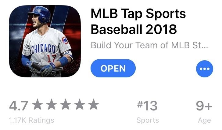 How to Play MLB Tap Sports Baseball 2018 on Your iPhone Right Now
