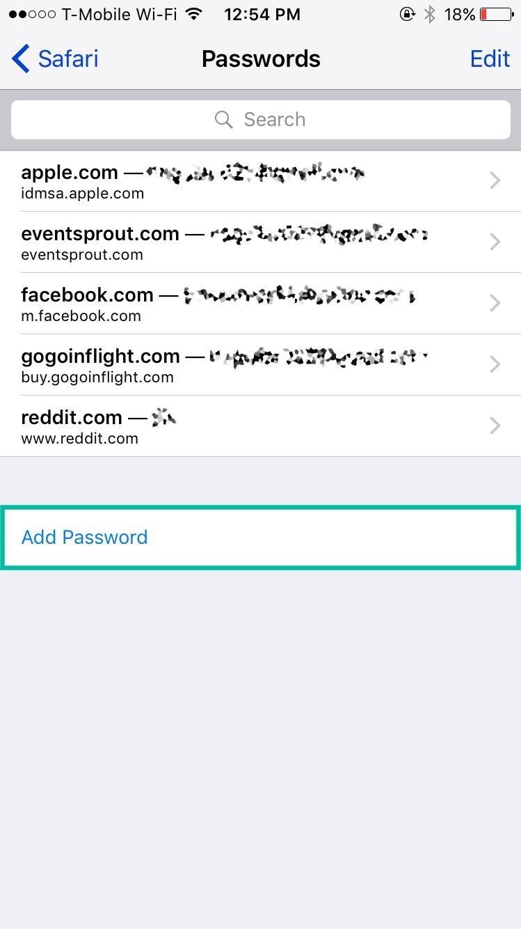 How To Find Stored Usernames Emails Passwords On Safari Ios