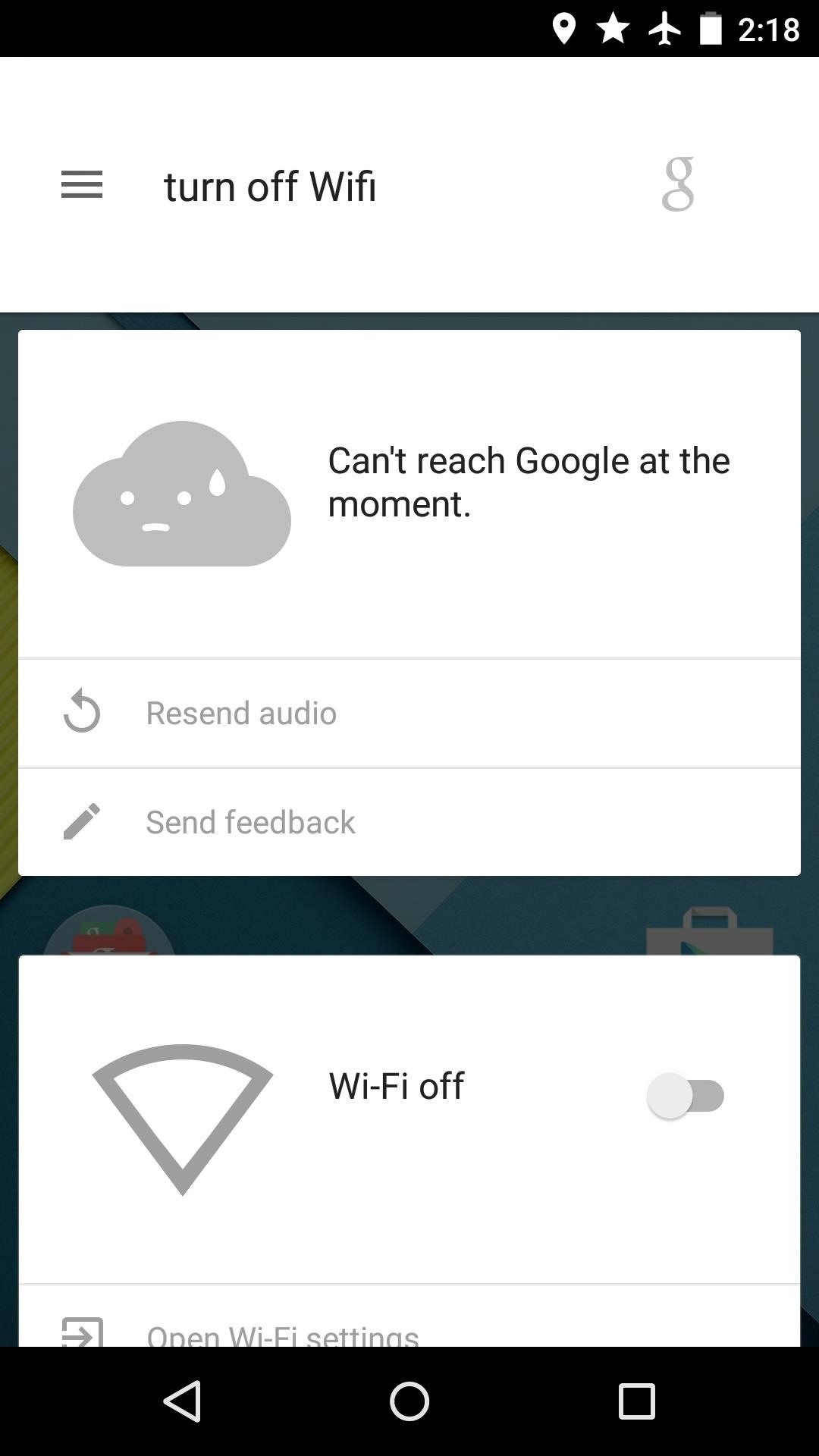 Google Now Gets Voice Toggles for Wi-Fi, Bluetooth, & Flashlight