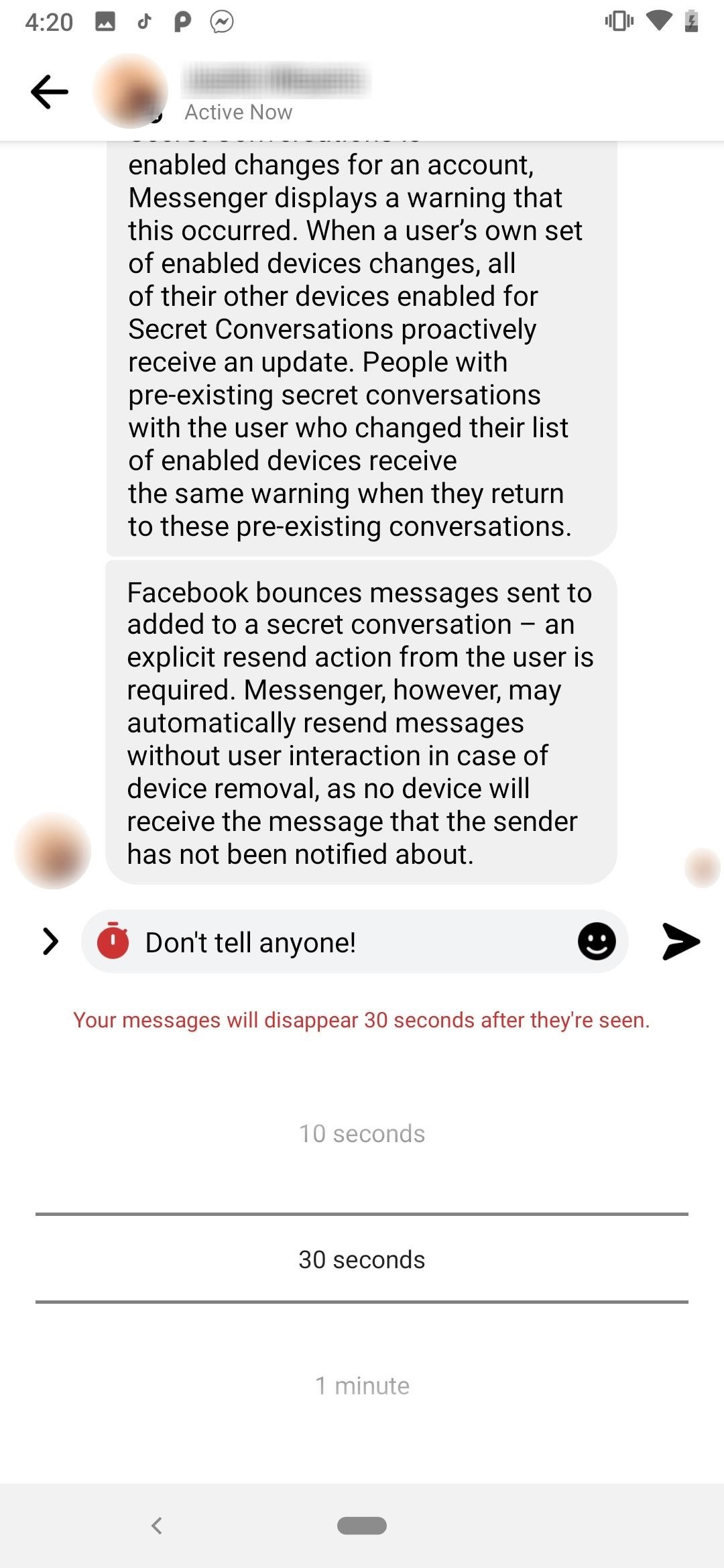 How to Chat with End-to-End Encryption Using Facebook Messenger's Secret Conversations