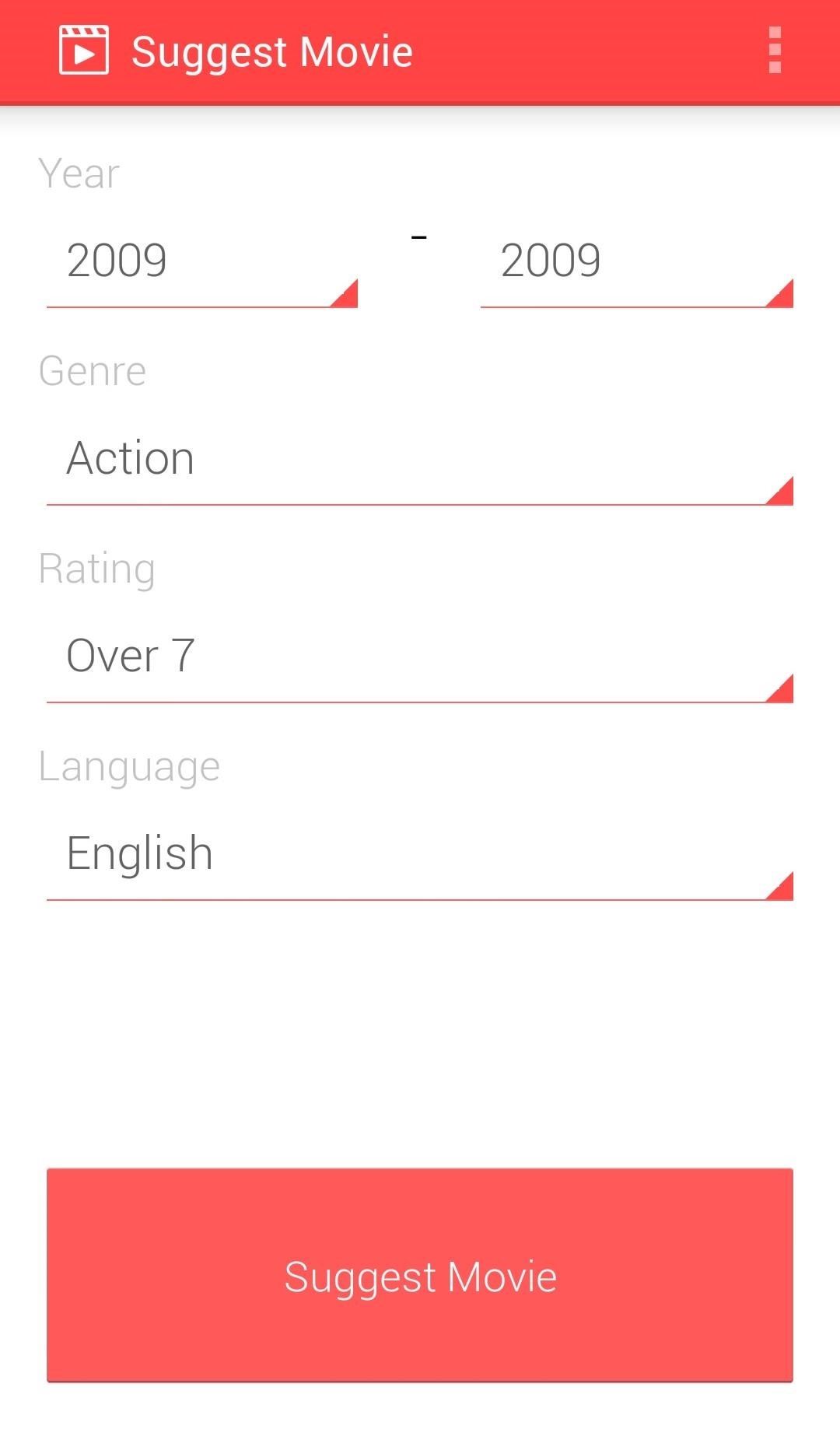 Suggest Movie for Android: A Simple Way to Search for Good Flicks