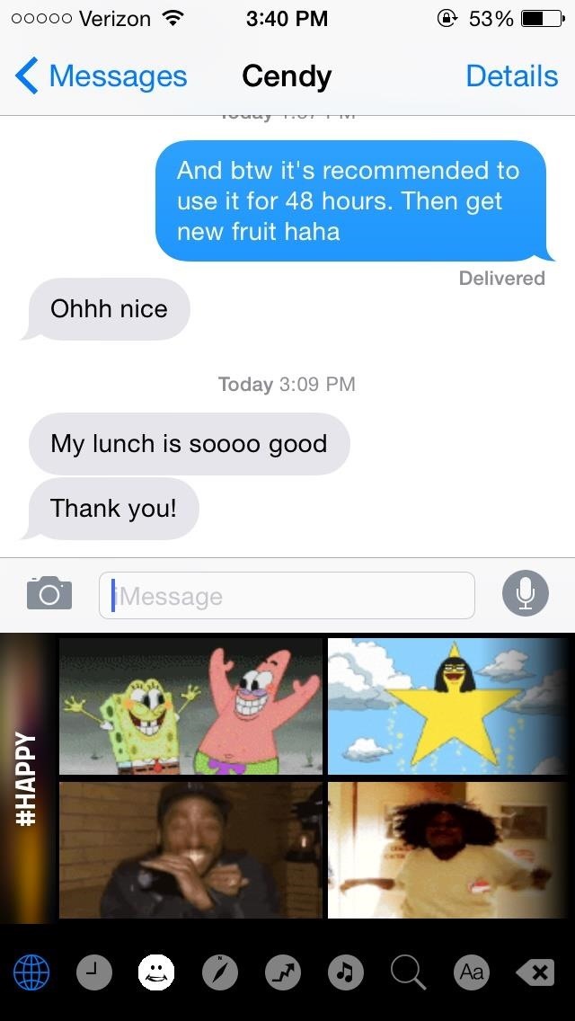 Messaging Just Got Way More Fun with GIF Keyboard for iOS 8