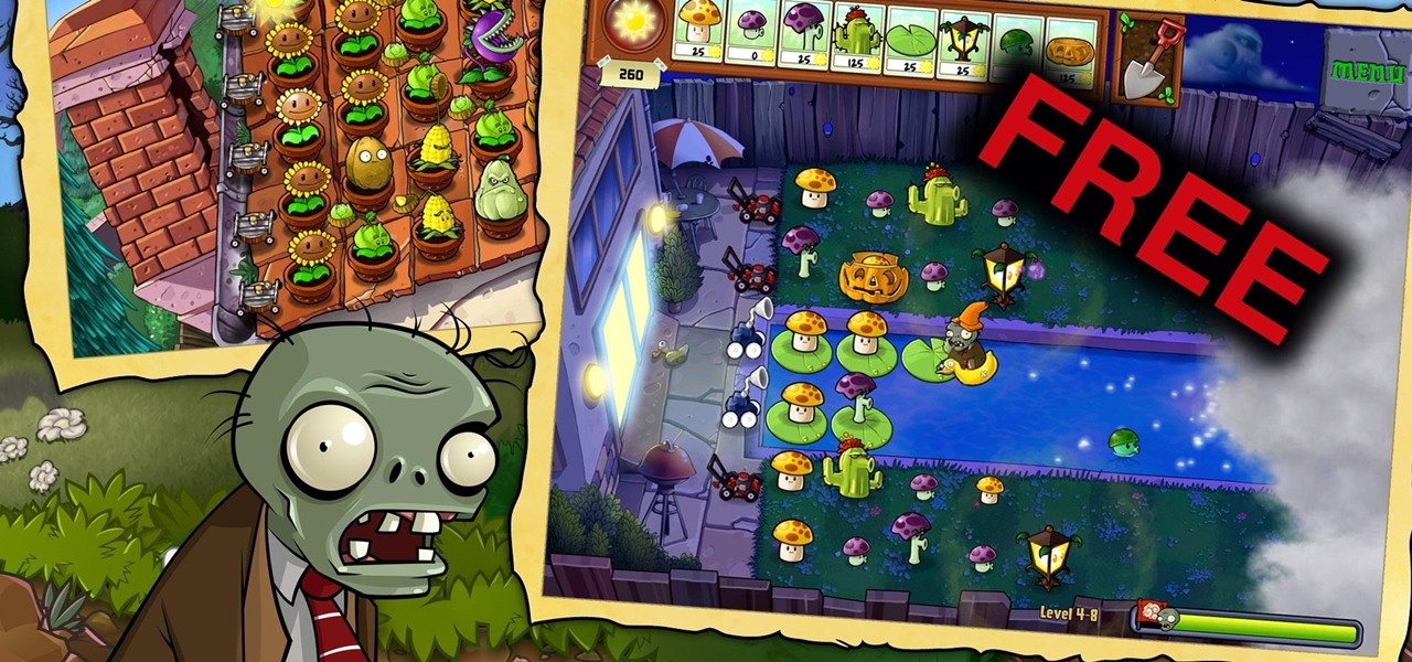 Plants vs. Zombies Is Now Free in the iOS App Store Until the End of February
