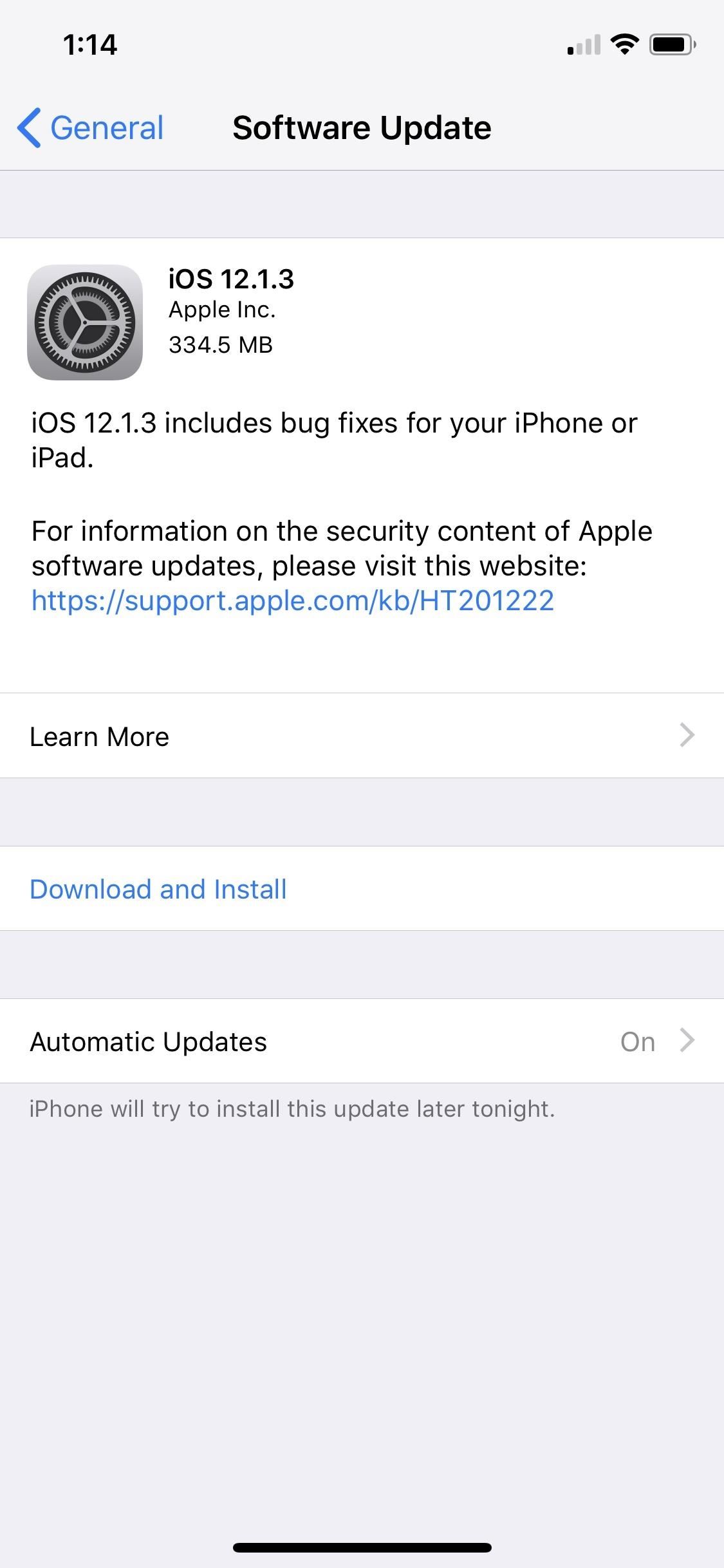 Apple Just Released iOS 12.1.3 for iPhones, Fixes Messages Bug, CarPlay Connectivity & More