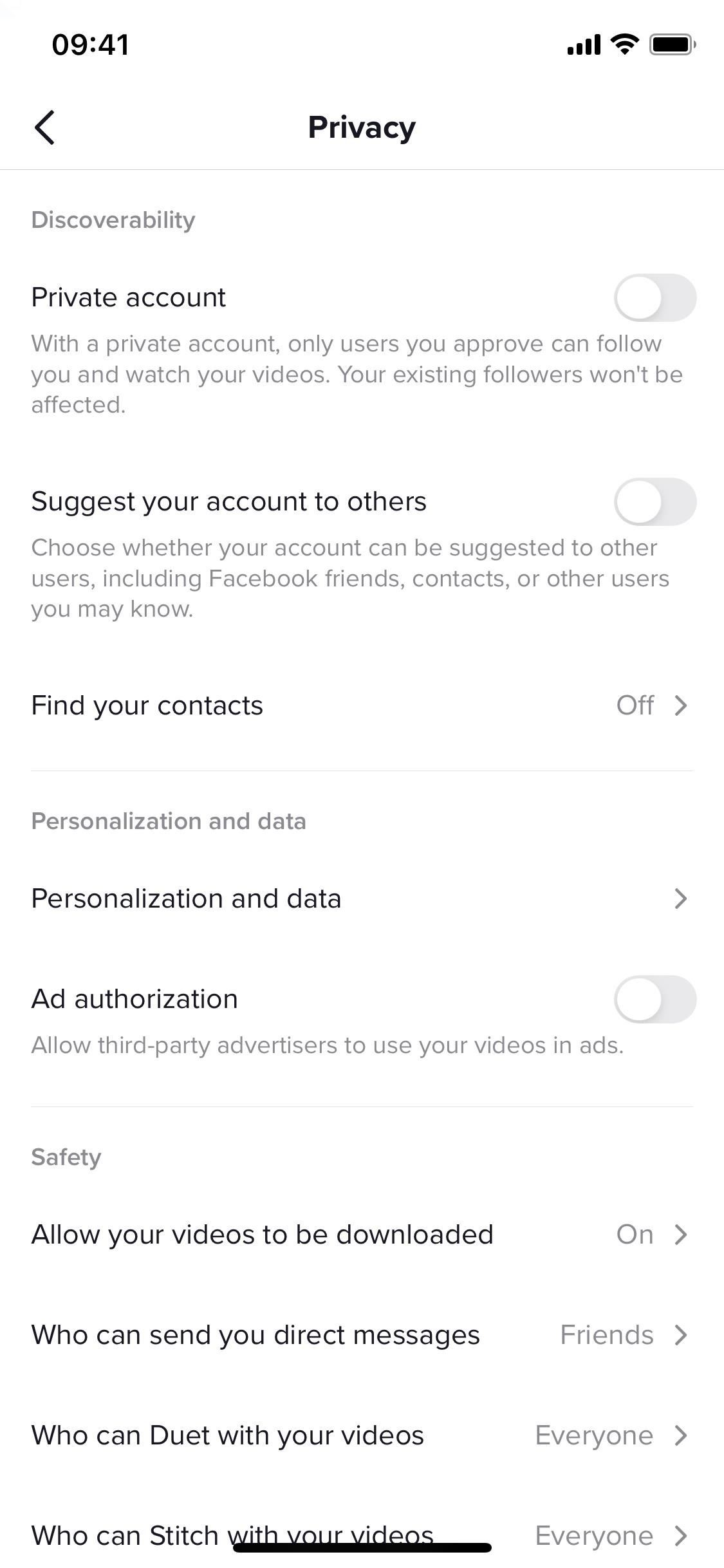 Stop Your TikTok Account from Being Suggested to Contacts, Facebook Friends & Other Users You May Know