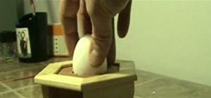 Make an Eggstractor to peel boiled eggs