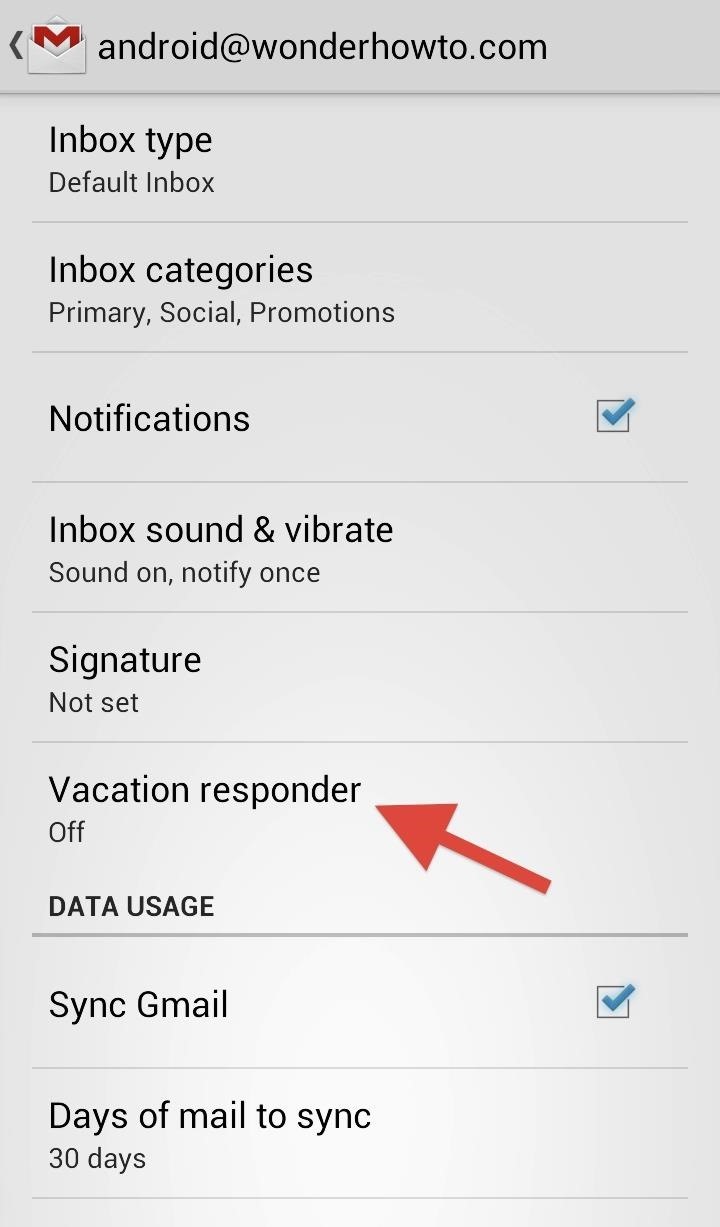 How to Set Auto-Reply Emails When You're on Vacation Directly from the New Gmail Android App