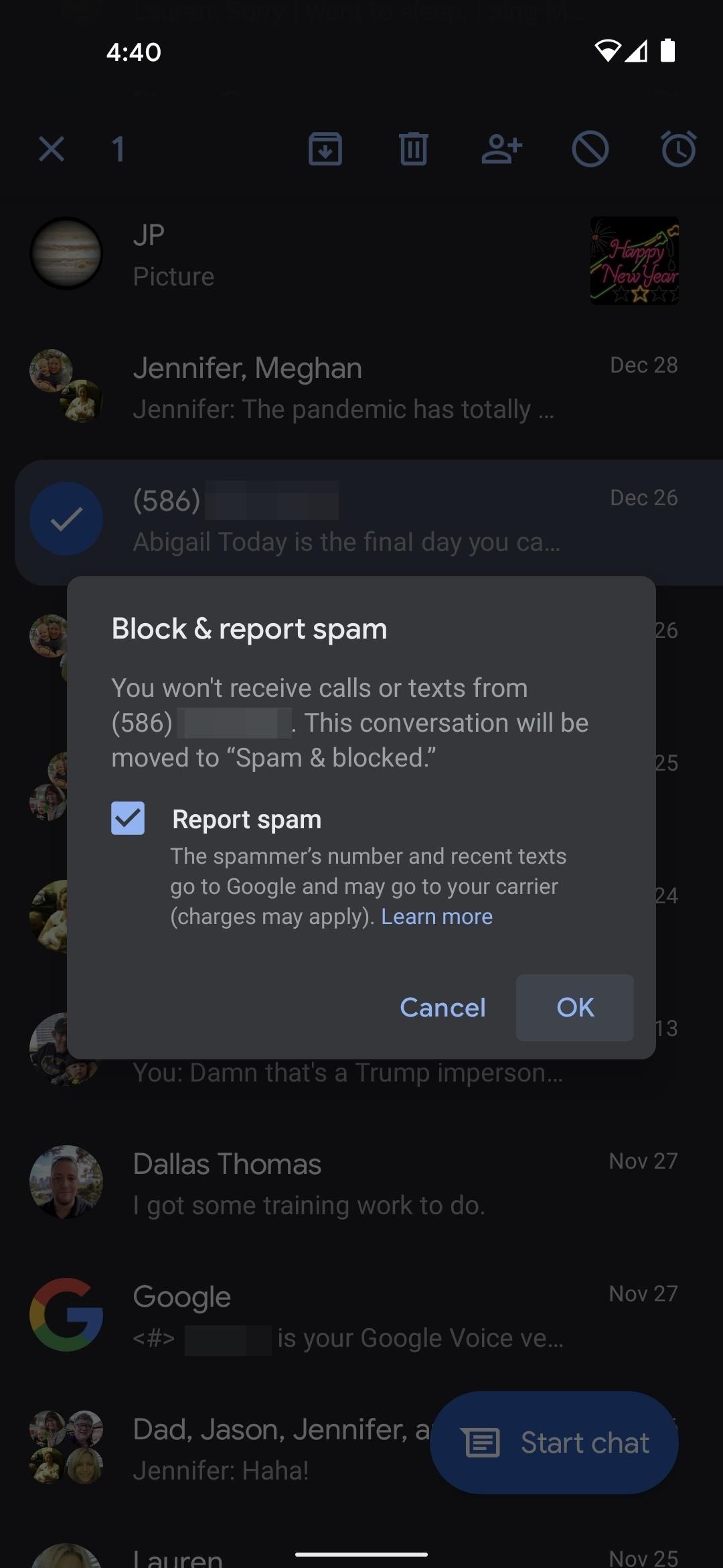 How to Block & Report Spam Texts in Android Messages