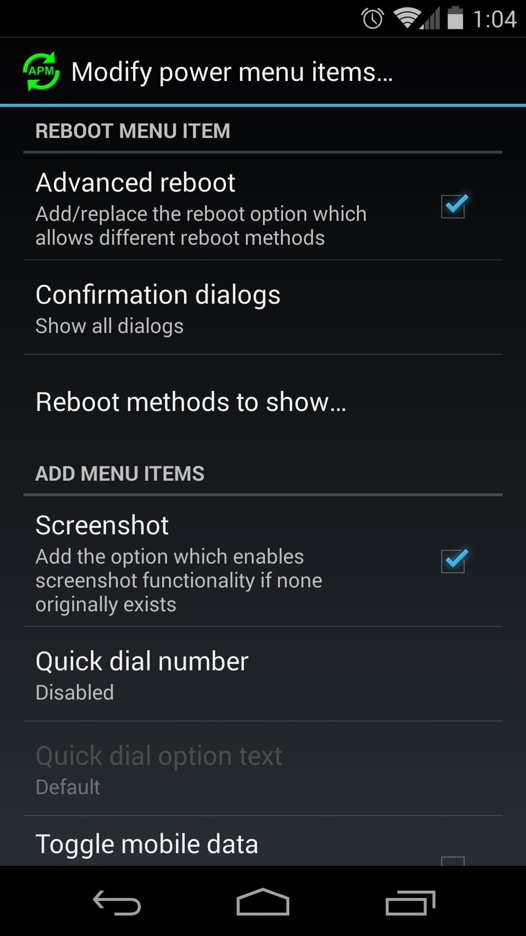 How to Add a “Reboot into Recovery” Option to Your Nexus 5's Power Menu
