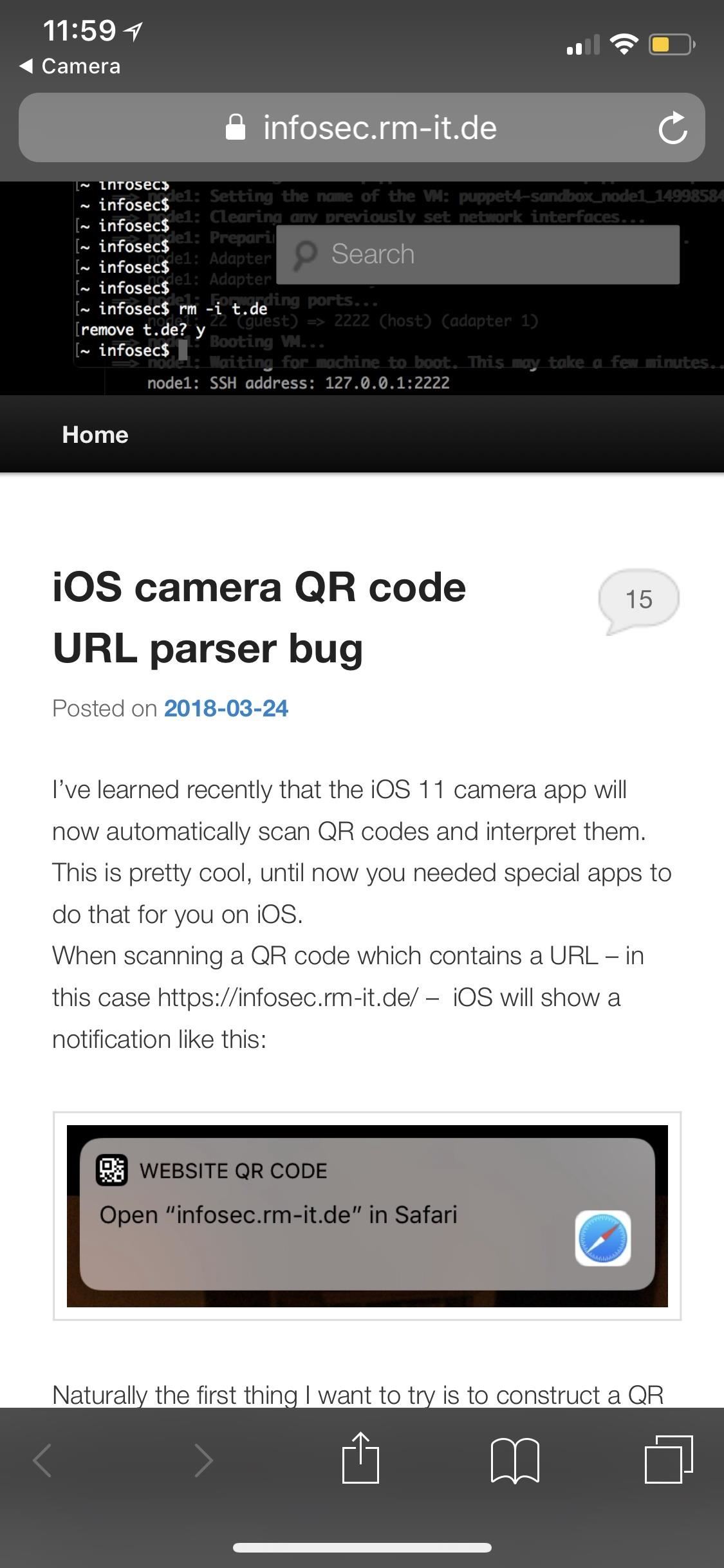 iOS 11.3.1 Finally Fixed the QR Code-Scanning Vulnerability in Your iPhone's Camera App