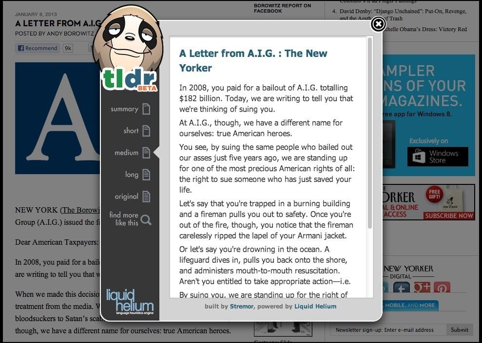 Short Attention Span? Use These Browser Plugins and Mobile Apps to Summarize Long News Articles