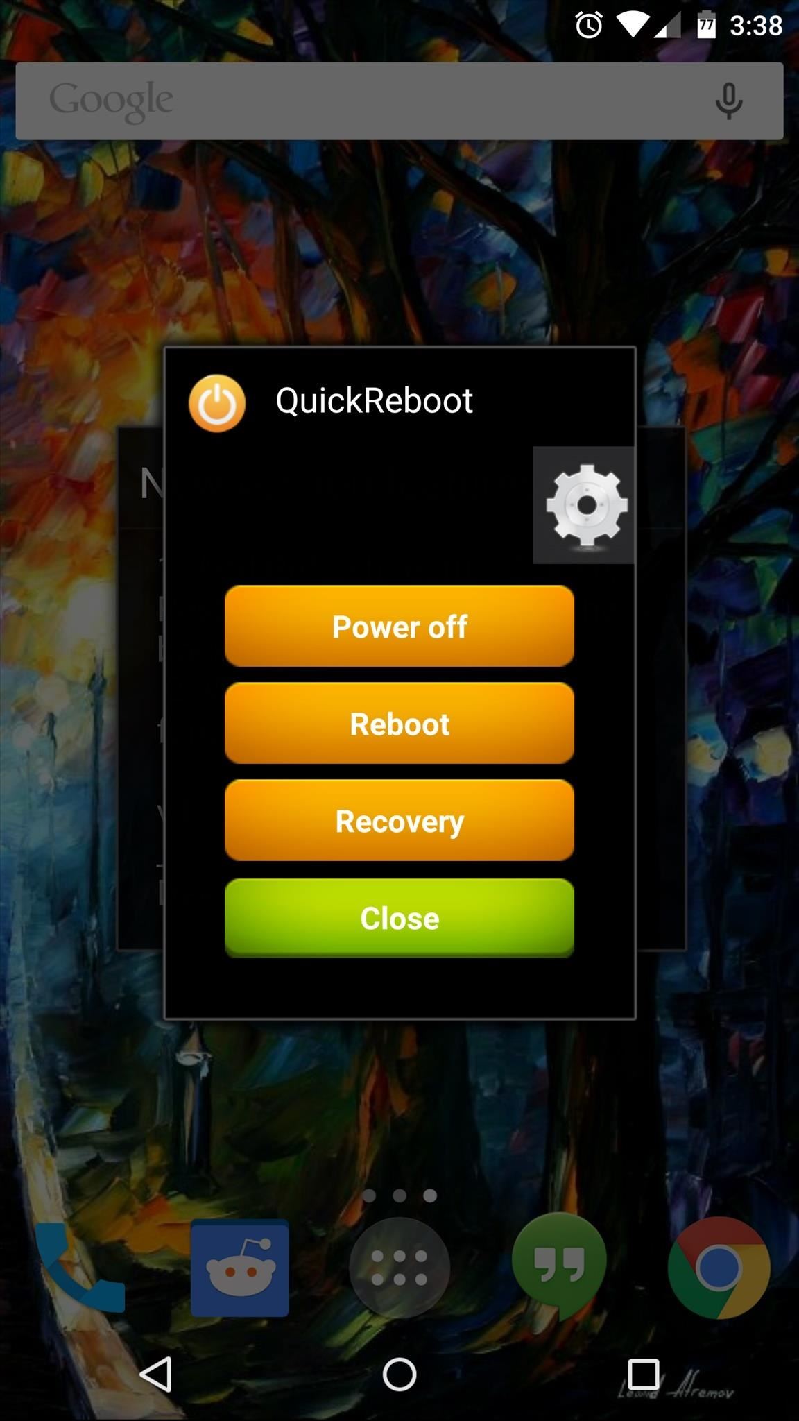 Add a Full "Reboot" Menu to Android 5.0 Lollipop