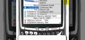 Send a text message on a BlackBerry