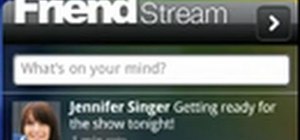 Use the Friend Stream app on an HTC Desire HD Google Android smartphone