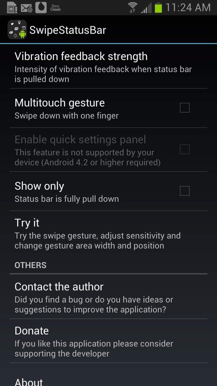 The Fastest Way to Access the Notification Tray in Full-Screen Apps on Your Samsung Galaxy S3