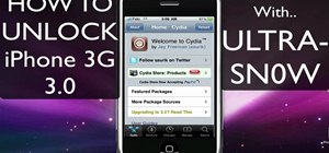 Unlock your iPhone 3G on jailbroken firmware 3.0