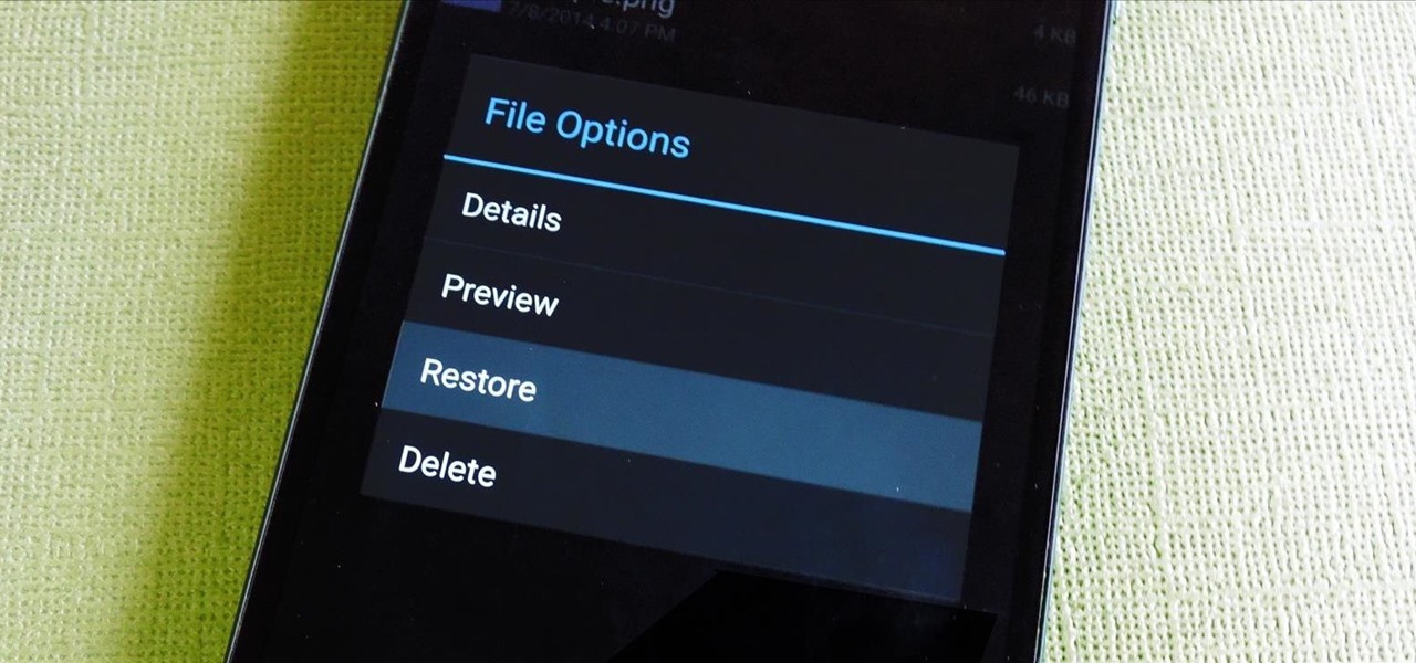 Add a "Recycle Bin" to Your Nexus 5 for Easier File Recovery