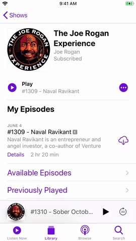 Mark Episodes As Played in Apple Podcasts to Remove Them from Your Up Next Queue