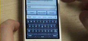Send e-mail using an HTC Magic cell phone