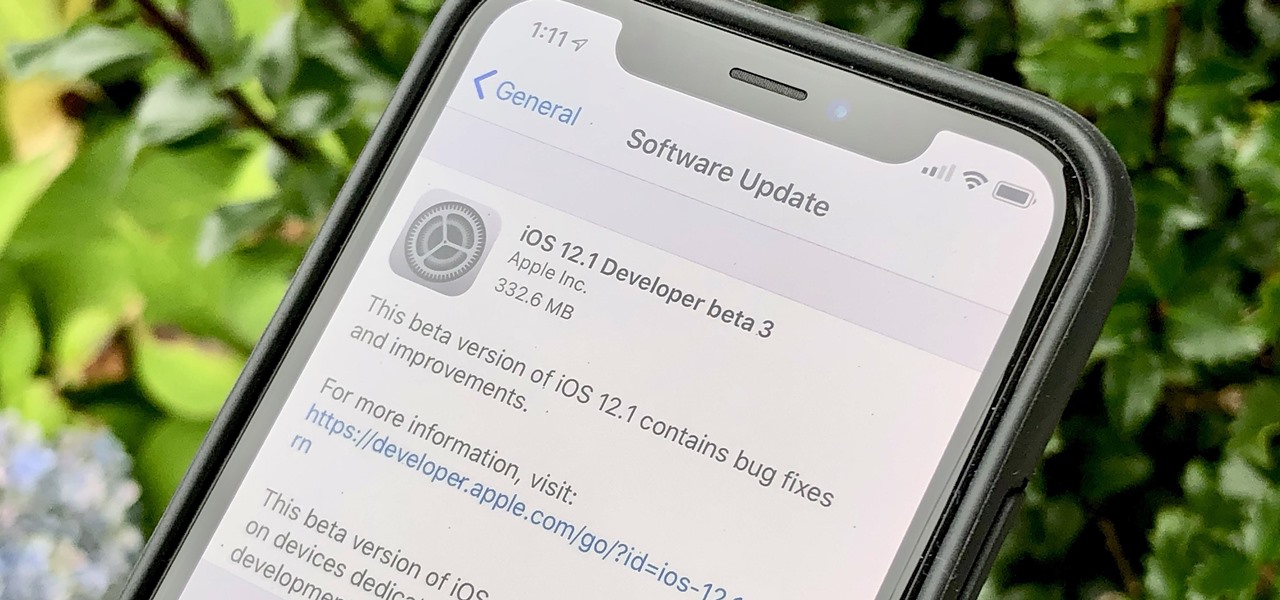 Apple Just Released iOS 12.1 Beta 3 to Developers