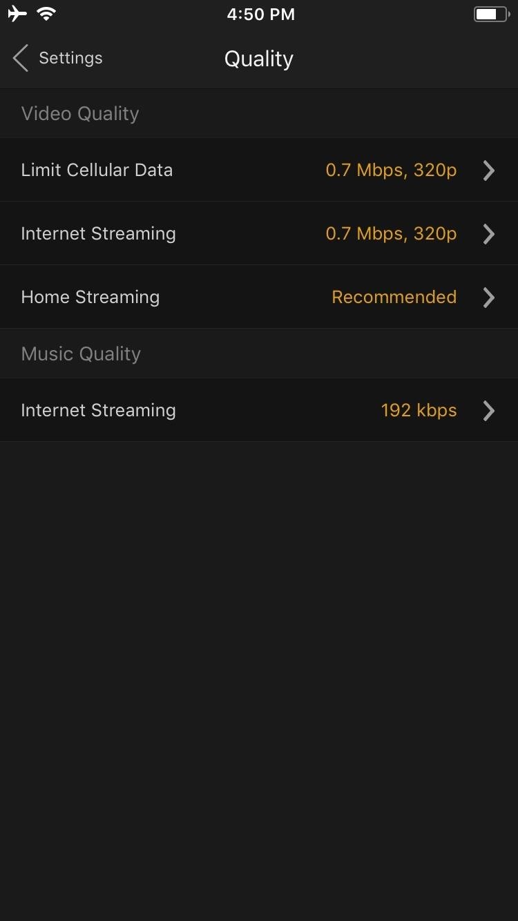 Plex 101: How to Change Video Quality to Save Mobile Data