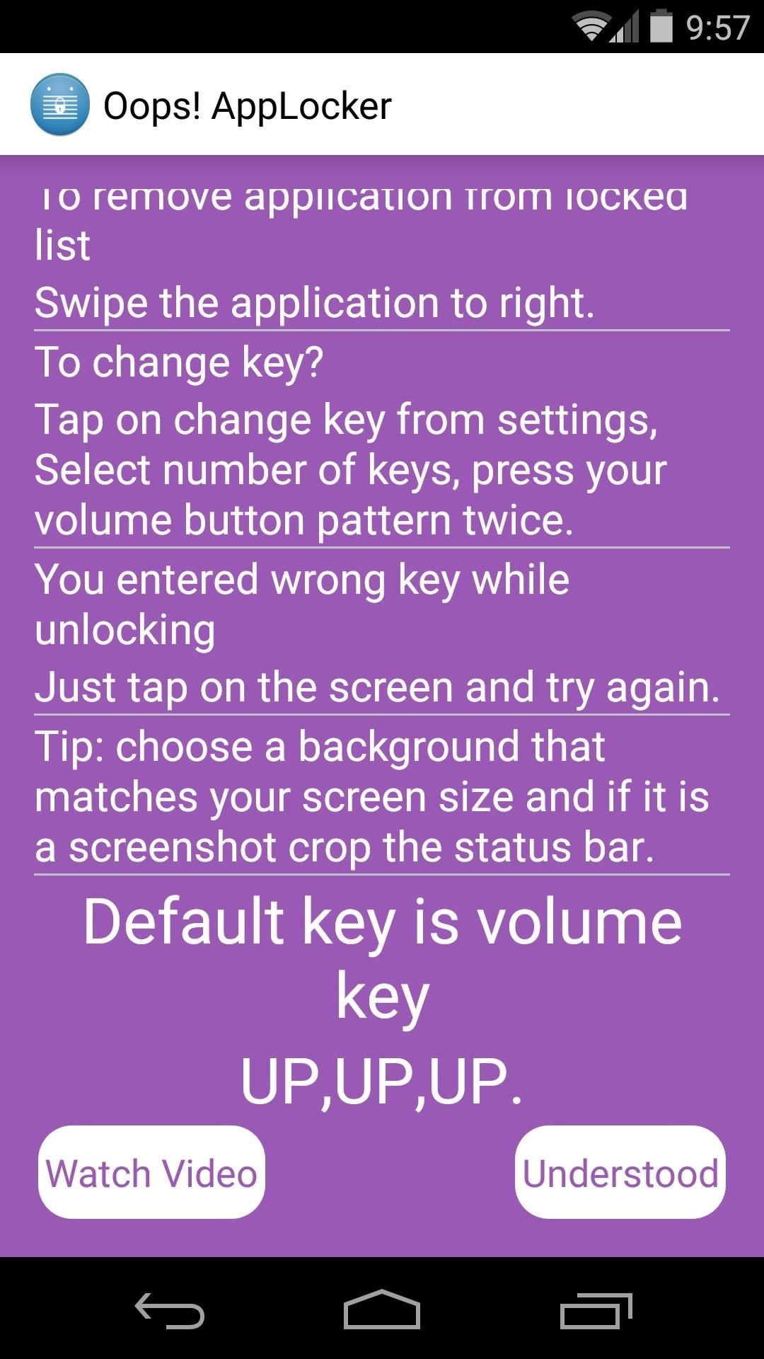 Protect Apps with a Secret Volume Button Code on Android