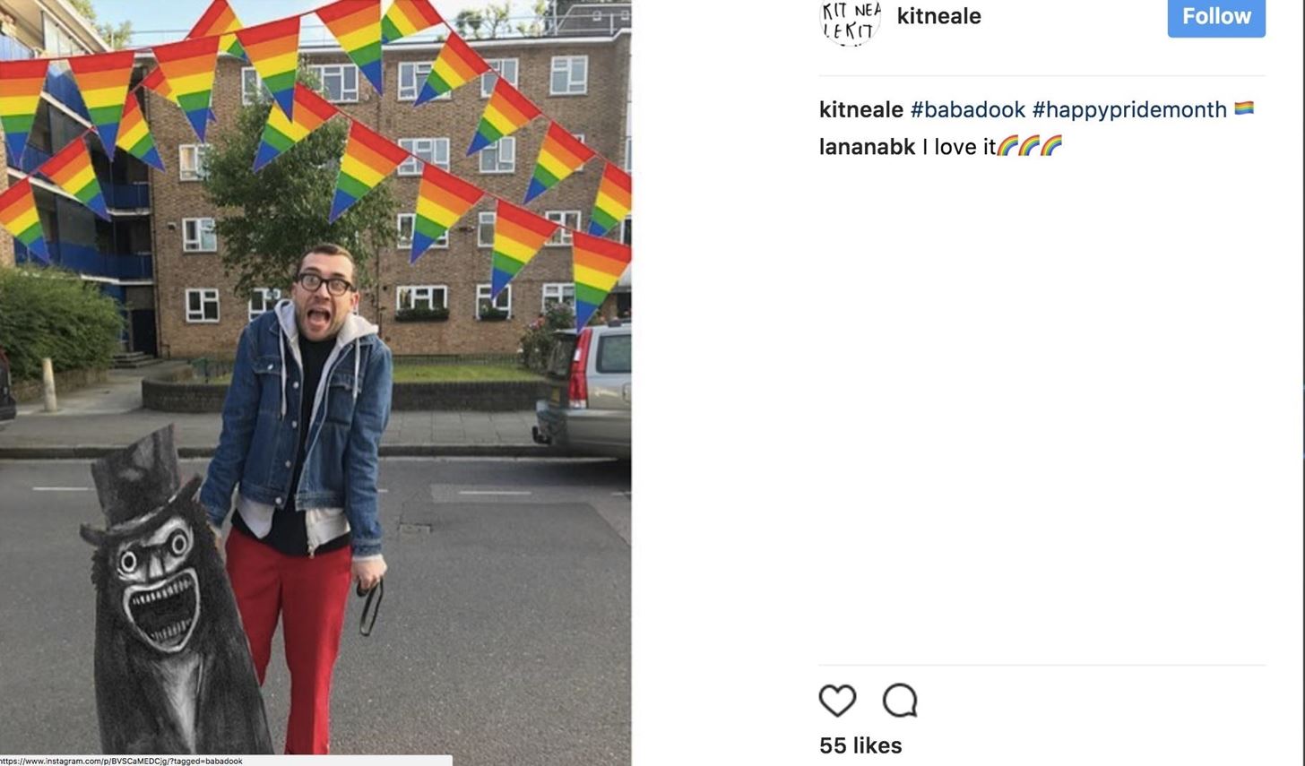 This Week on Instagram: Babadook Dresses Up for Pride