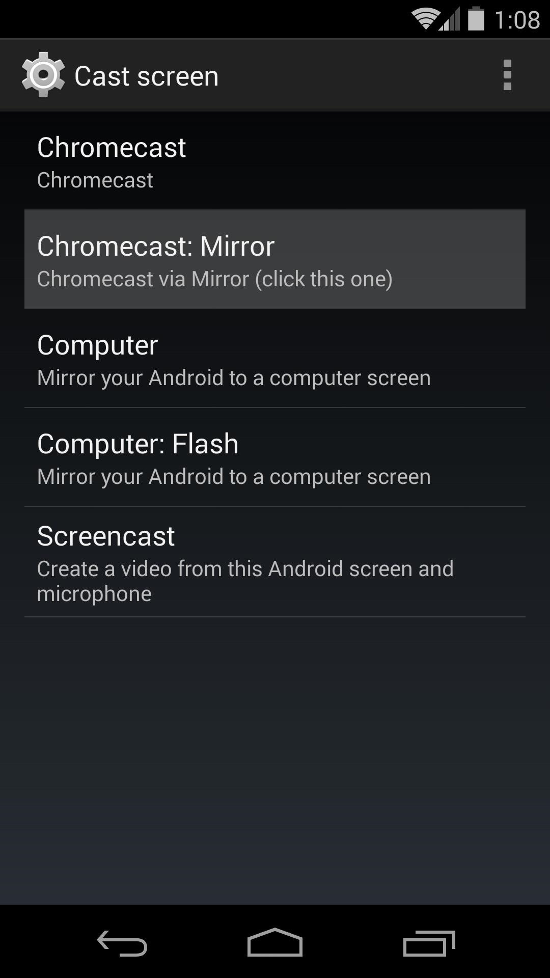 How to Mirror Your Nexus 5's Display on Your TV Using Chromecast
