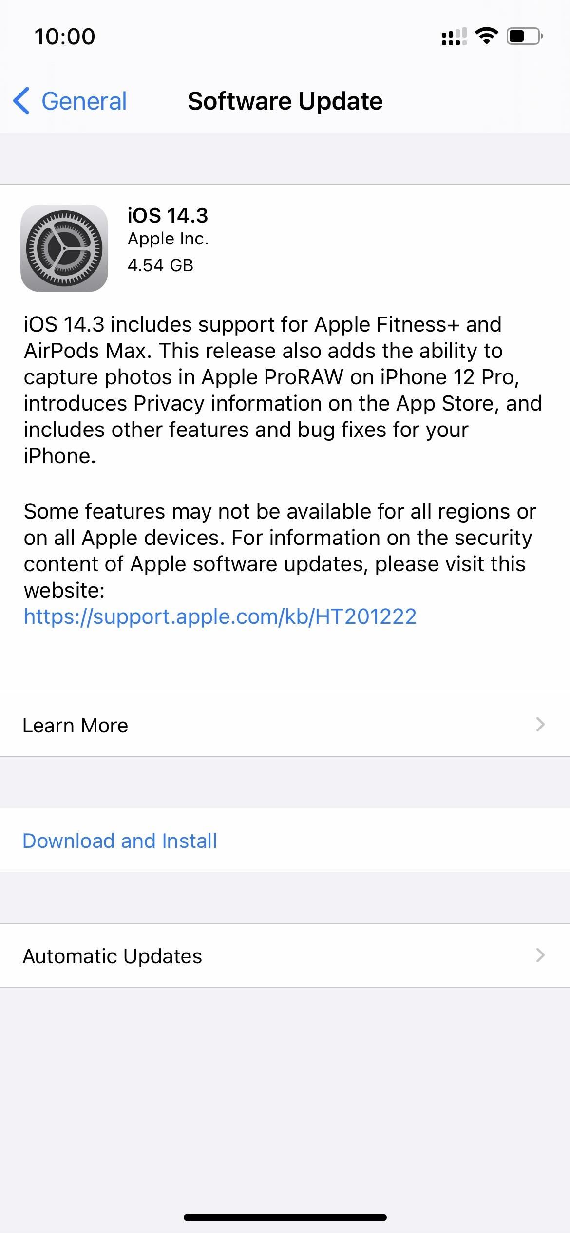iOS 14.3's Out for iPhone & You Should Definitely Install It ASAP