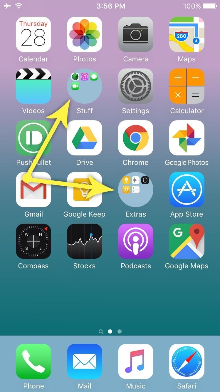 How to Get Circular Folders on Your iPhone's Home Screen