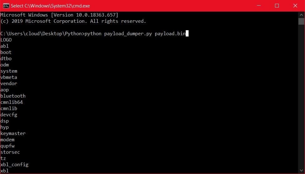 Get Fastboot-Flashable Firmware Files for Any OnePlus Device by Extracting the Payload.bin