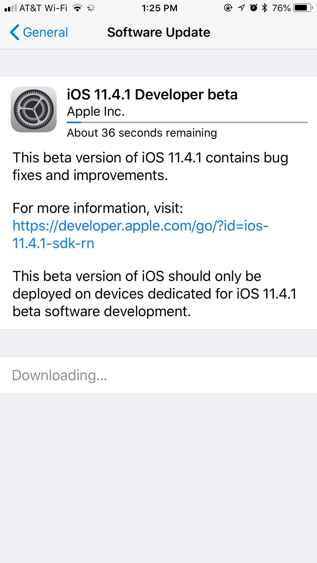 iOS 11.4.1 Beta Released for iPhones, Includes 'Bug Fixes & Improvements' Only