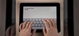 Use the Pages word processing app on an Apple iPad
