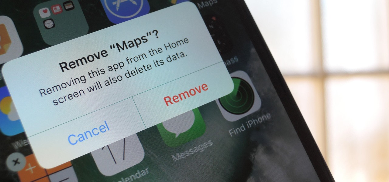 Deleting Stock Apps on iOS 10 Doesn't Actually Remove Them — Here's Proof