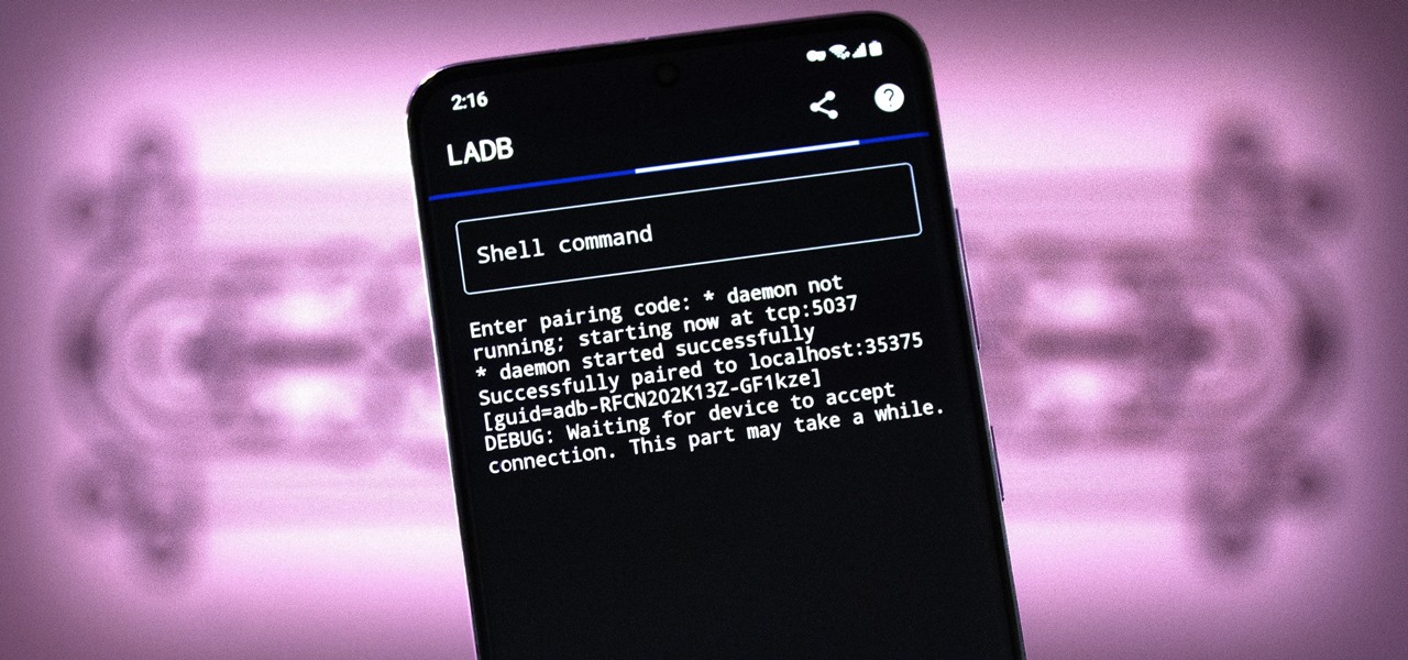 How to Send ADB Commands to Your Own Phone Without a Computer or Root «  Android :: Gadget Hacks