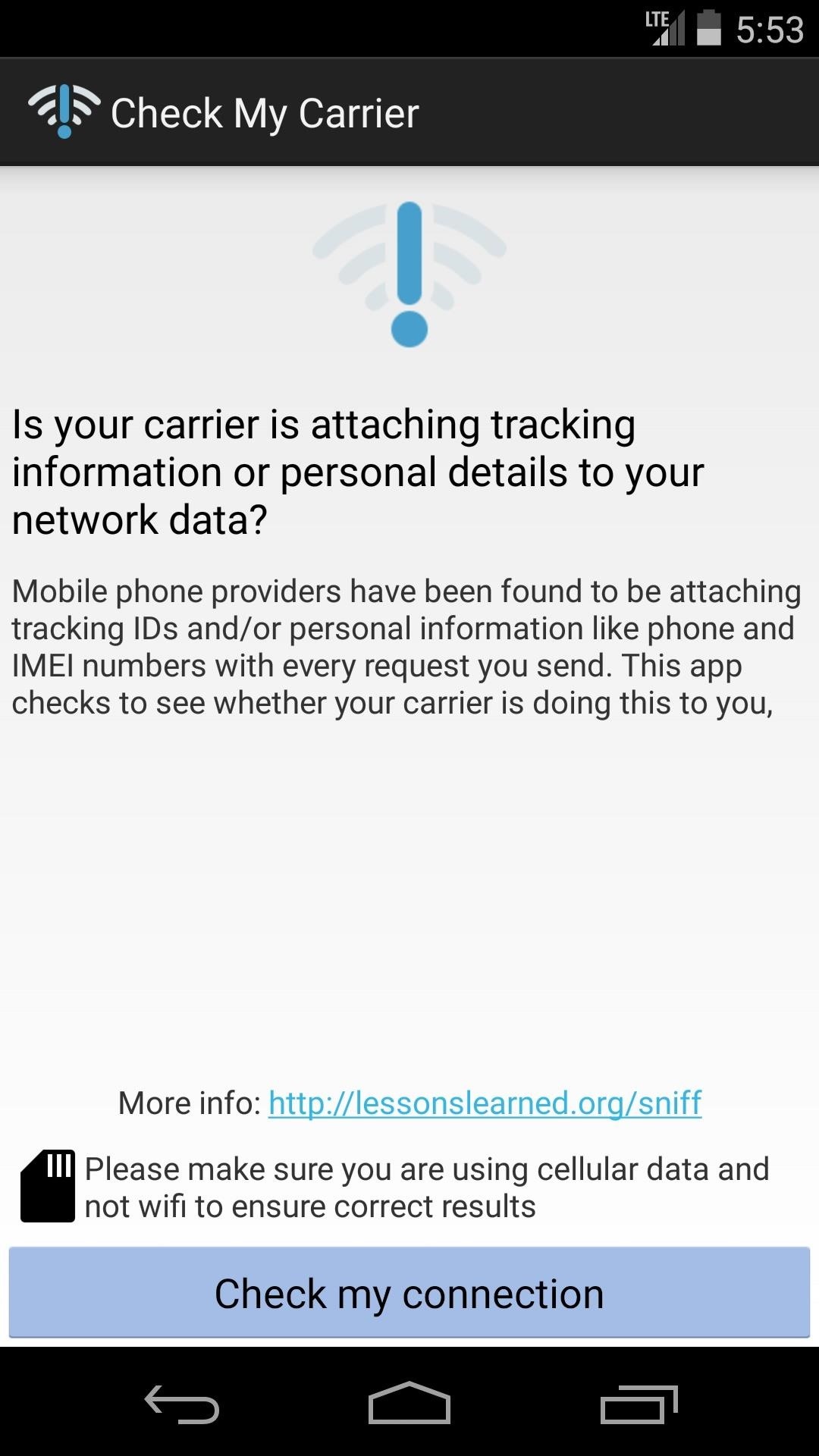 Find Out if Your Wireless Carrier Is Tracking You on Android