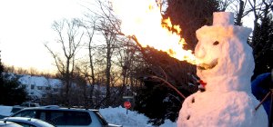 Fire Breathing Snowman