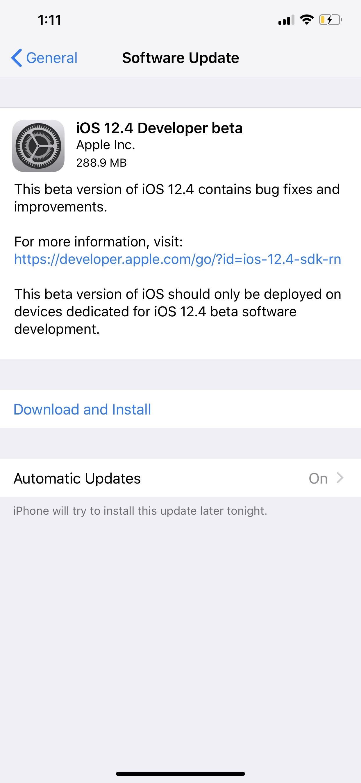 Apple Releases First iOS 12.4 Beta to Developers, Includes Support for Apple Card