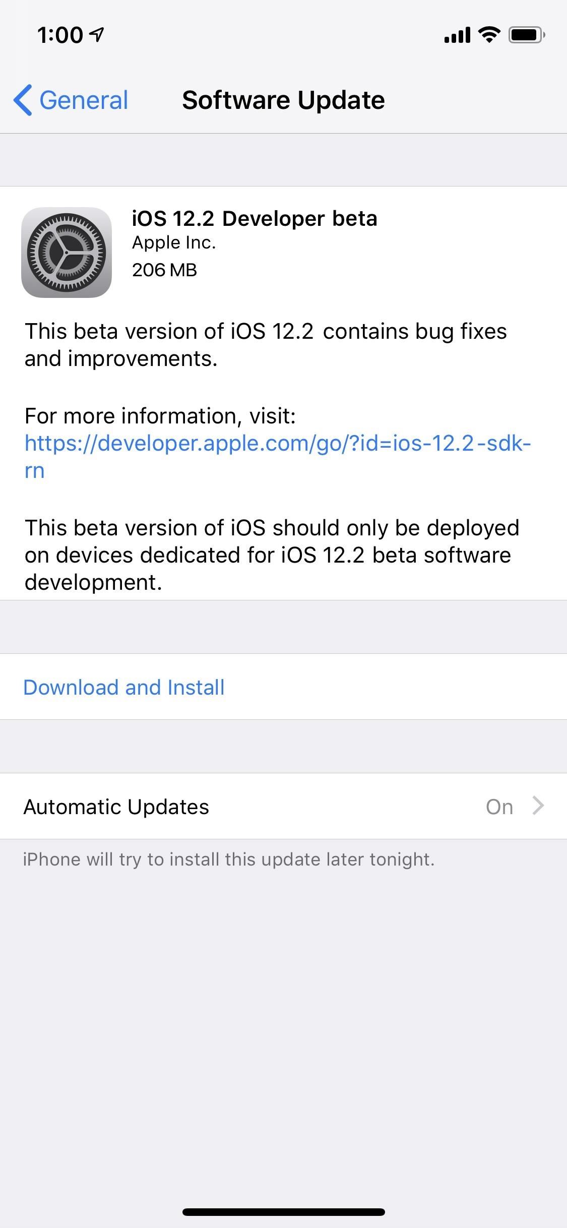 Apple Just Released the First iOS 12.2 Beta for iPhone to Developers