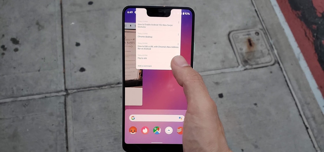 Use Android 10's New Swipe Gestures [Demo GIFs]