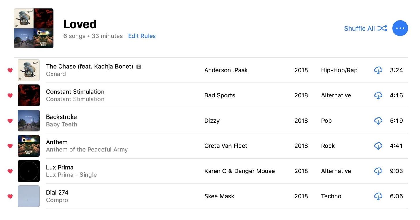 How To View All The Songs You Ve Loved On Apple Music In One