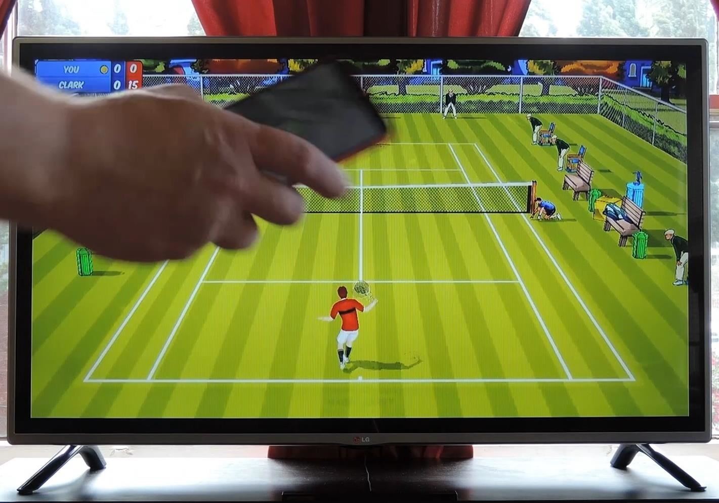 Use Your Android Device as a Wiimote-Style Controller to Play Tennis on Your Chromecast