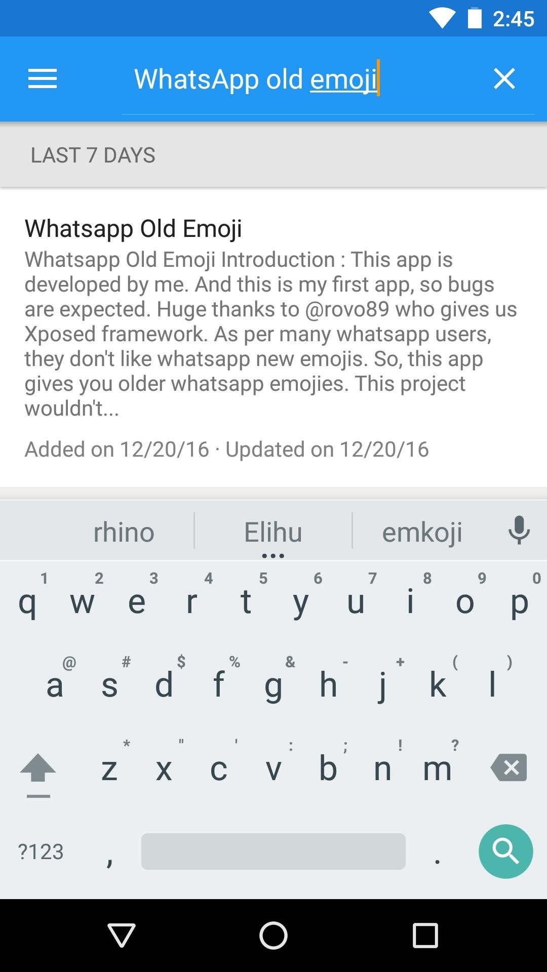 Bring Back WhatsApp's Old Emojis on Android