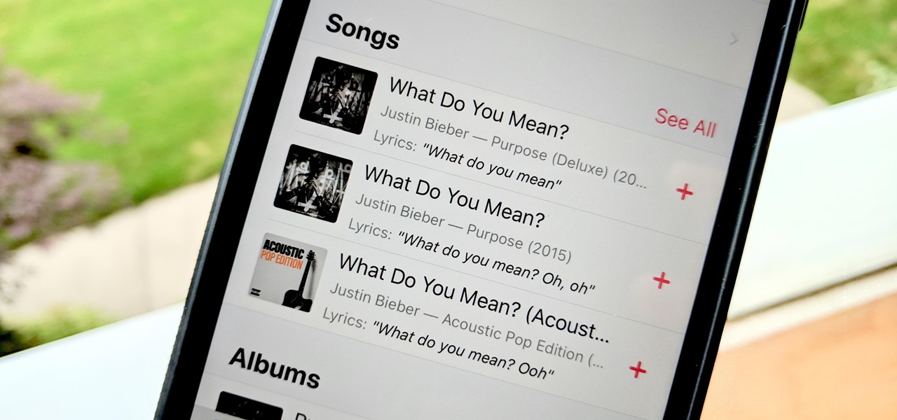Find Songs by Lyrics in Apple Music for iOS 12 — With or Without a Subscription