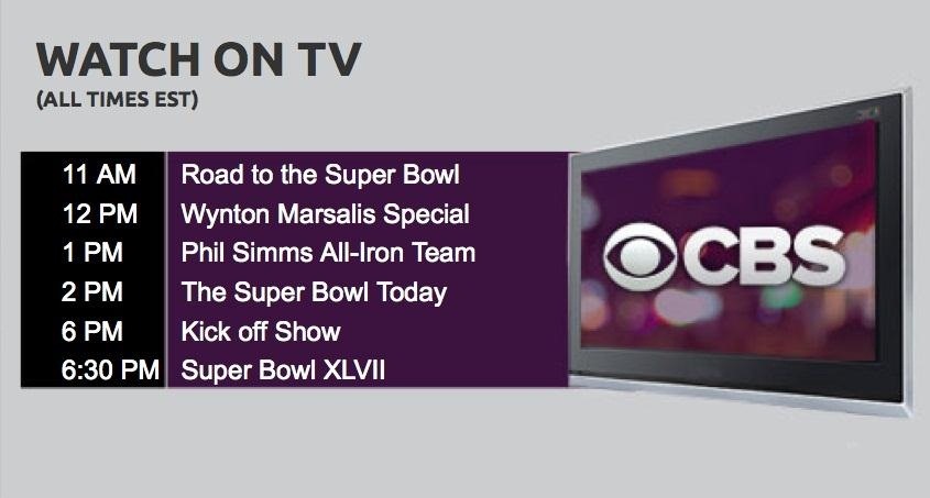 How to Watch the 2013 Super Bowl XLVII Game Live Online and on Your Phone