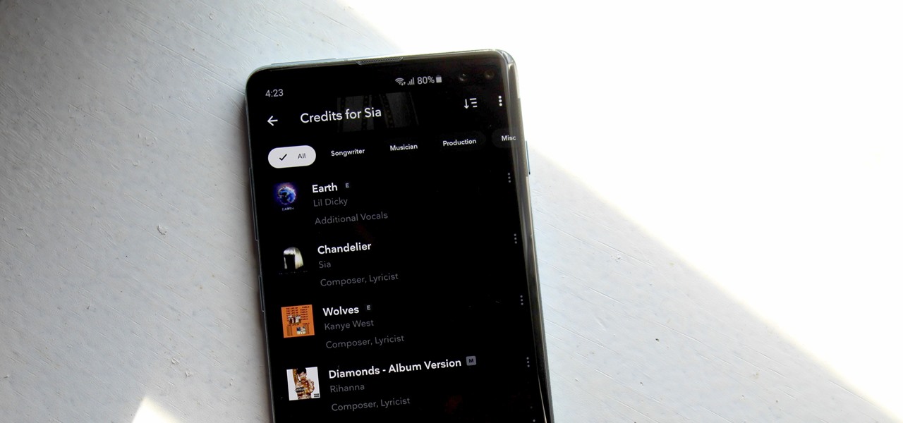 Find All Songs Your Favorite Artists Helped Create on Tidal