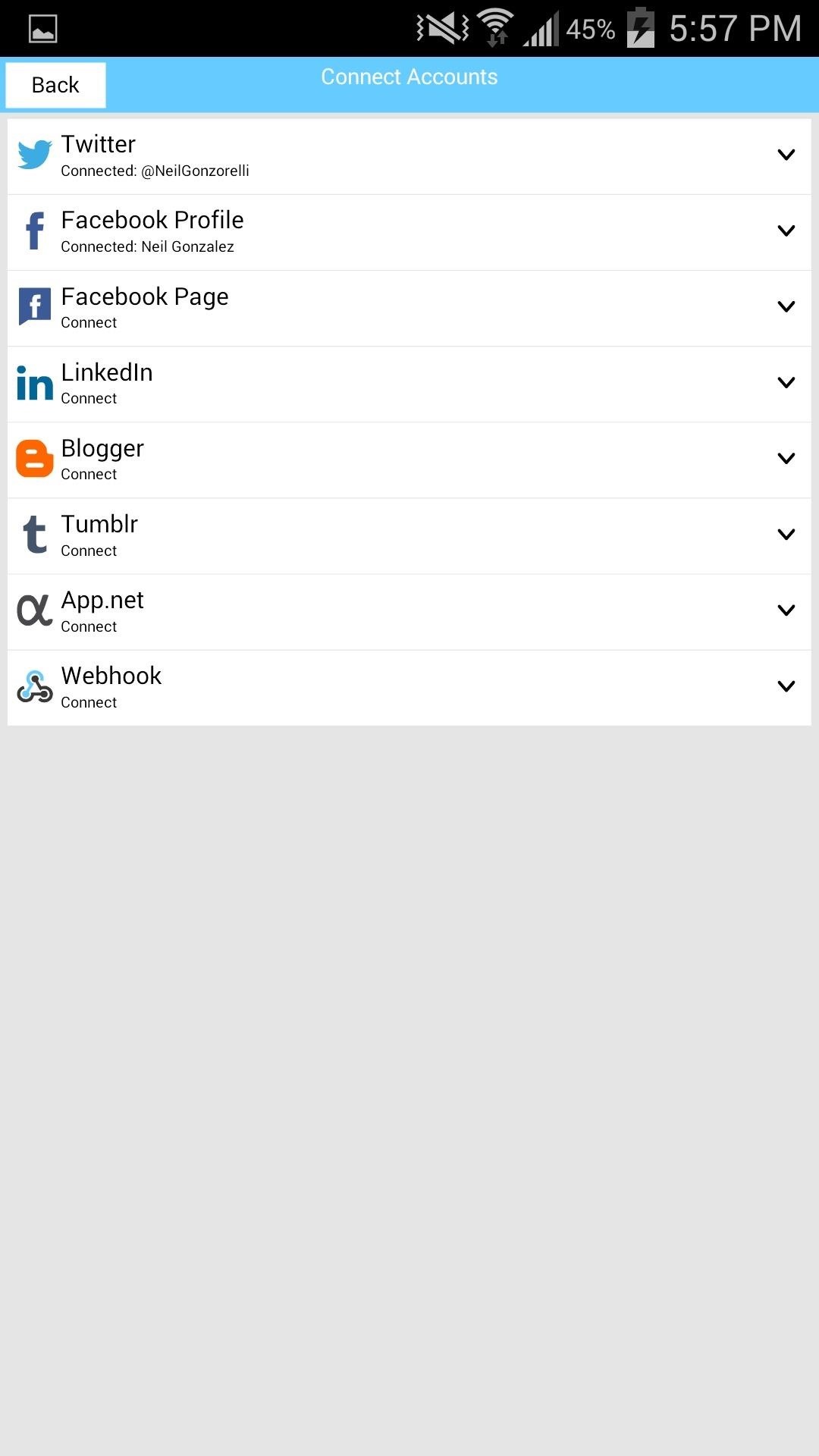 Post to Multiple Social Networks at the Same Time on Android