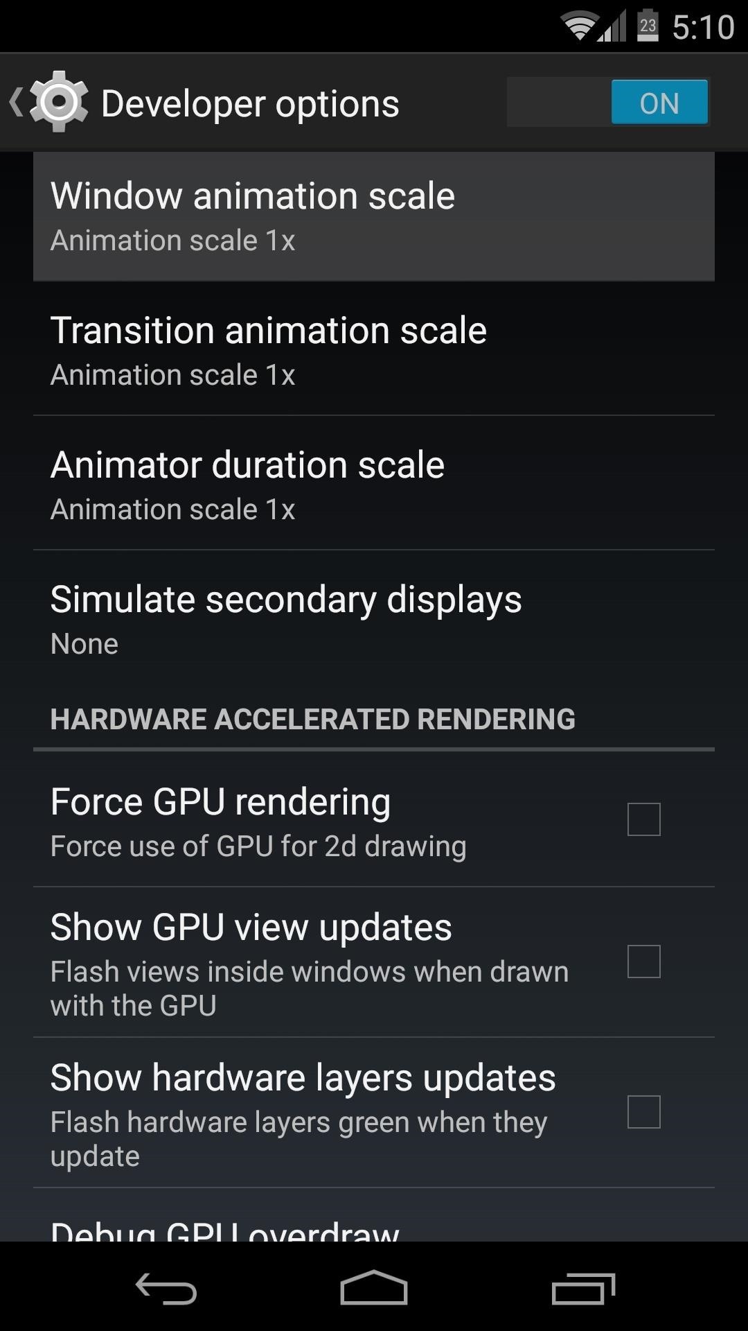 How to Get New Transition Animations on Your Nexus 5