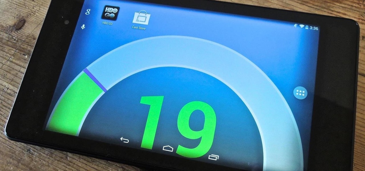 Keep Better Track of Your Battery Life on the Nexus 7