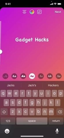 How to Use Create Mode to Make Colorful Text-Only Stories on Instagram